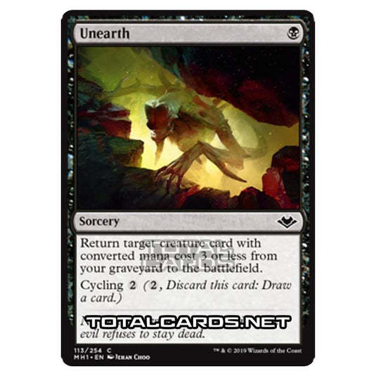 Magic The Gathering - Modern Horizons - Unearth - 113/255