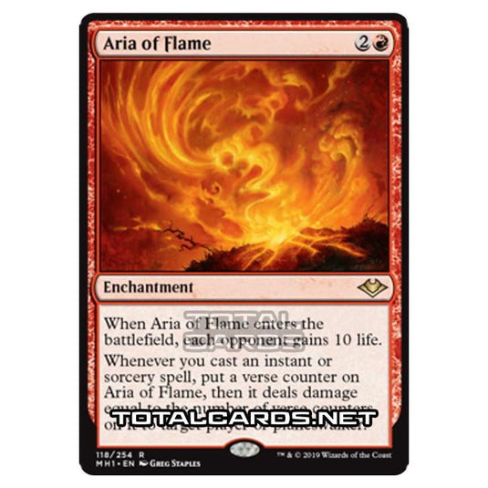 Magic The Gathering - Modern Horizons - Aria of Flame - 118/255