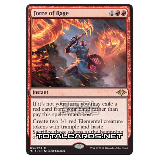 Magic The Gathering - Modern Horizons - Force of Rage - 124/255