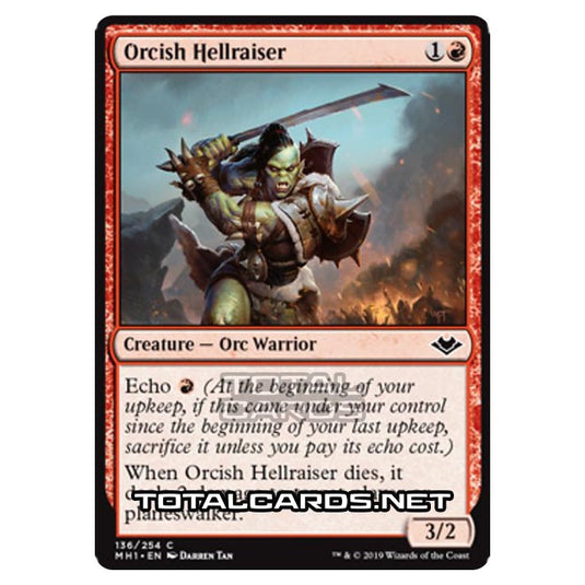 Magic The Gathering - Modern Horizons - Orcish Hellraiser - 136/255