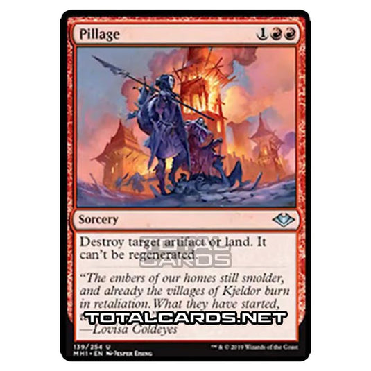 Magic The Gathering - Modern Horizons - Pillage - 139/255