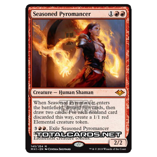 Magic The Gathering - Modern Horizons - Seasoned Pyromancer - 145/255