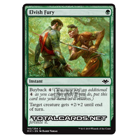 Magic The Gathering - Modern Horizons - Elvish Fury - 162/255