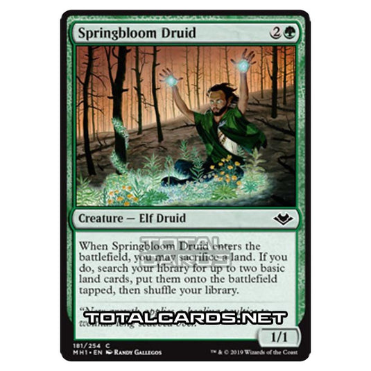 Magic The Gathering - Modern Horizons - Springbloom Druid - 181/255