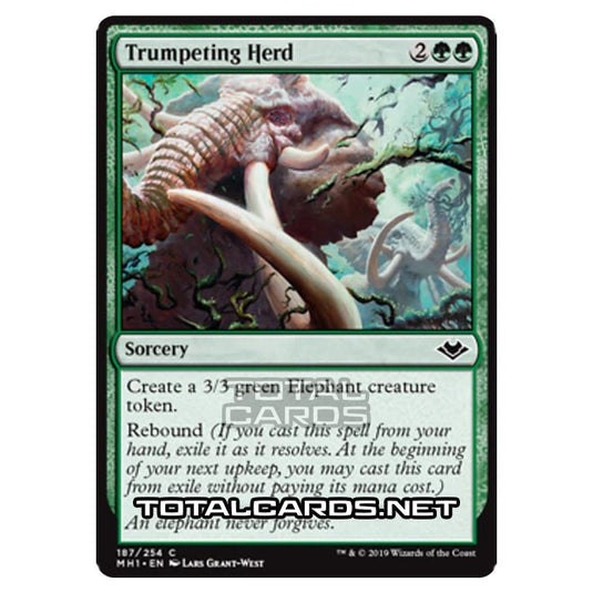 Magic The Gathering - Modern Horizons - Trumpeting Herd - 187/255