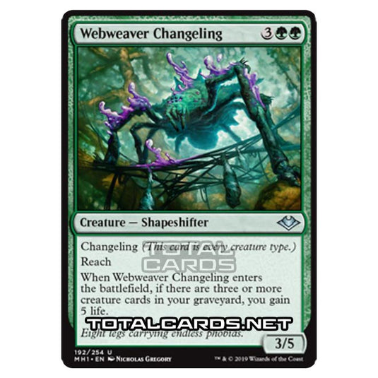 Magic The Gathering - Modern Horizons - Webweaver Changeling - 192/255