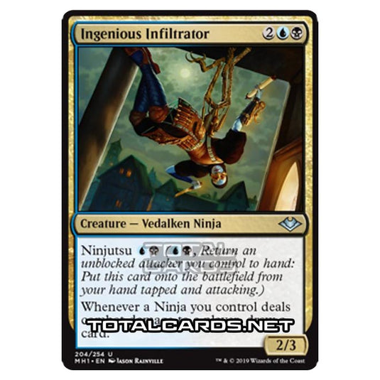 Magic The Gathering - Modern Horizons - Ingenious Infiltrator - 204/255