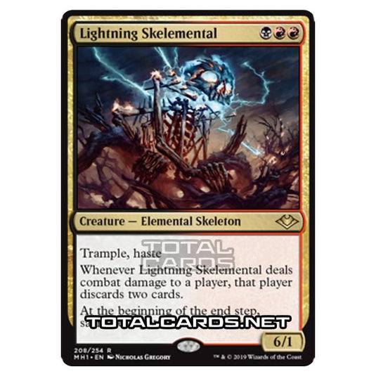 Magic The Gathering - Modern Horizons - Lightning Skelemental - 208/255