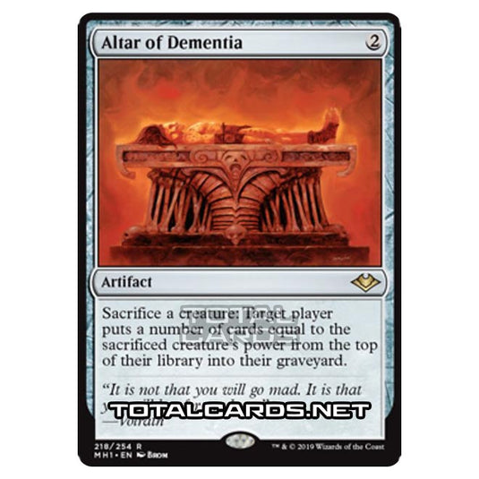 Magic The Gathering - Modern Horizons - Altar of Dementia - 218/255