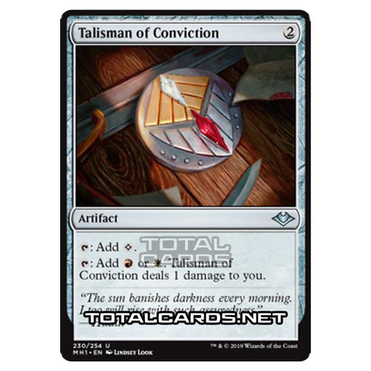 Magic The Gathering - Modern Horizons - Talisman of Conviction - 230/255