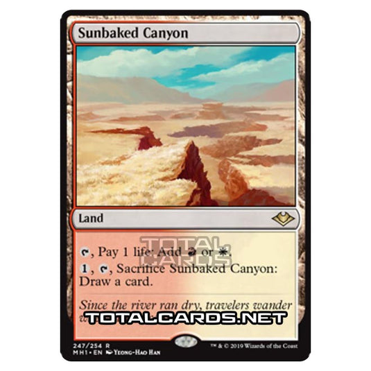 Magic The Gathering - Modern Horizons - Sunbaked Canyon - 247/255