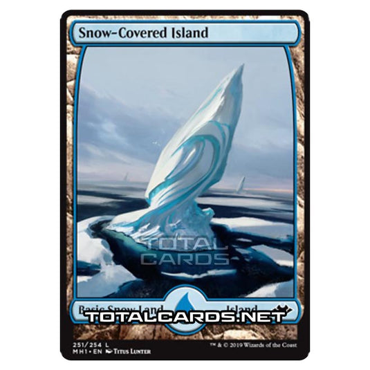 Magic The Gathering - Modern Horizons - Snow-Covered Island - 251/255