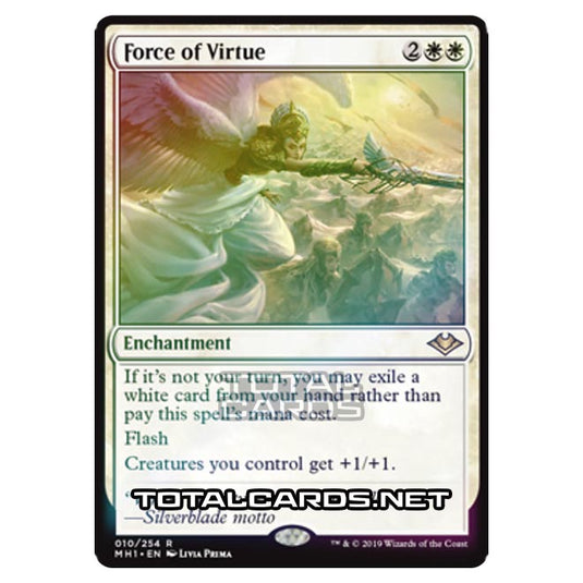 Magic The Gathering - Modern Horizons - Force of Virtue - 10/255 (Foil)