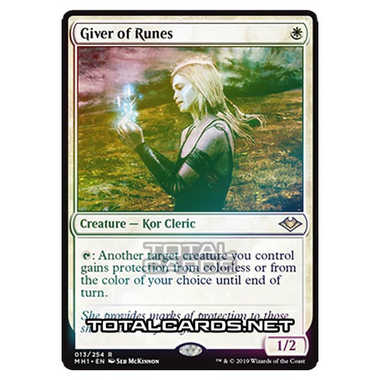 Magic The Gathering - Modern Horizons - Giver of Runes - 13/255 (Foil)