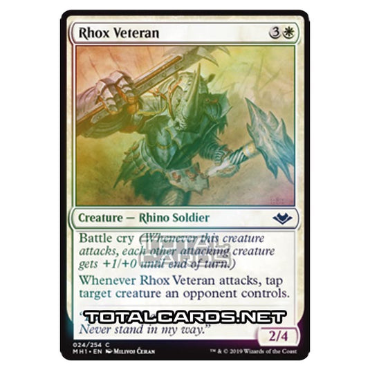 Magic The Gathering - Modern Horizons - Rhox Veteran - 24/255 (Foil)