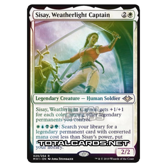 Magic The Gathering - Modern Horizons - Sisay, Weatherlight Captain - 29/255 (Foil)