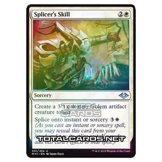 Magic The Gathering - Modern Horizons - Splicer's Skill - 31/255 (Foil)