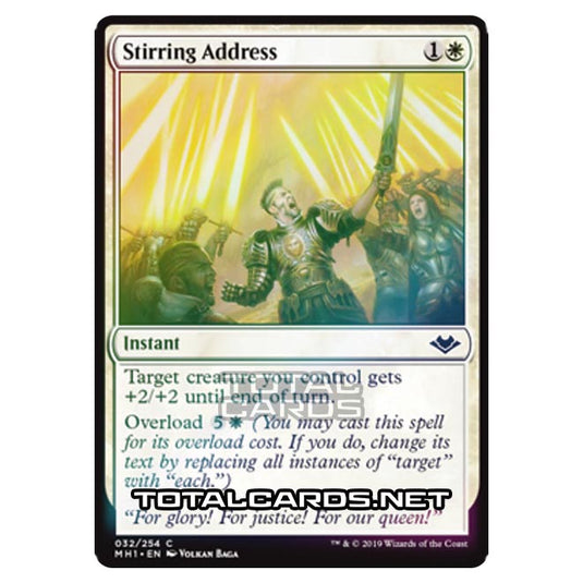 Magic The Gathering - Modern Horizons - Stirring Address - 32/255 (Foil)