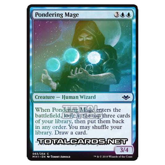 Magic The Gathering - Modern Horizons - Pondering Mage - 63/255 (Foil)