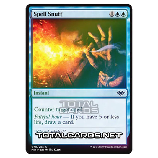 Magic The Gathering - Modern Horizons - Spell Snuff - 70/255 (Foil)