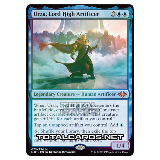 Magic The Gathering - Modern Horizons - Urza, Lord High Artificer - 75/255 (Foil)