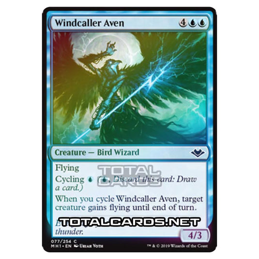 Magic The Gathering - Modern Horizons - Windcaller Aven - 77/255 (Foil)