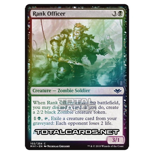 Magic The Gathering - Modern Horizons - Rank Officer - 102/255 (Foil)