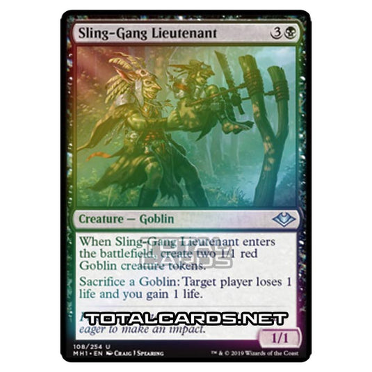 Magic The Gathering - Modern Horizons - Sling-Gang Lieutenant - 108/255 (Foil)