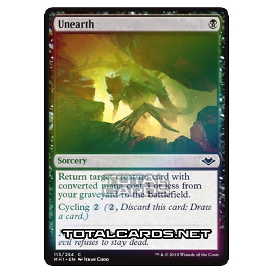 Magic The Gathering - Modern Horizons - Unearth - 113/255 (Foil)