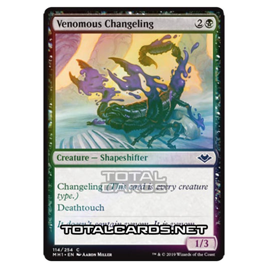 Magic The Gathering - Modern Horizons - Venomous Changeling - 114/255 (Foil)