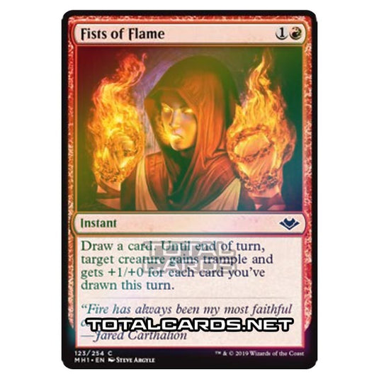 Magic The Gathering - Modern Horizons - Fists of Flame - 123/255 (Foil)