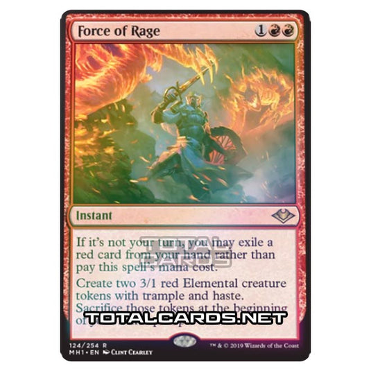 Magic The Gathering - Modern Horizons - Force of Rage - 124/255 (Foil)