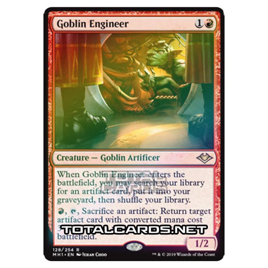 Magic The Gathering - Modern Horizons - Goblin Engineer - 128/255 (Foil)