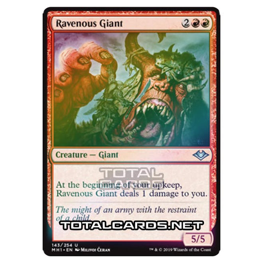 Magic The Gathering - Modern Horizons - Ravenous Giant - 143/255 (Foil)