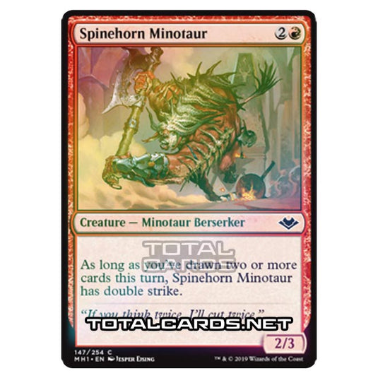 Magic The Gathering - Modern Horizons - Spinehorn Minotaur - 147/255 (Foil)