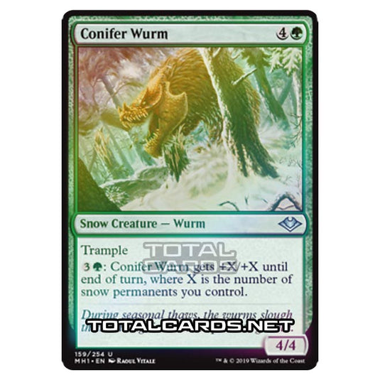 Magic The Gathering - Modern Horizons - Conifer Wurm - 159/255 (Foil)