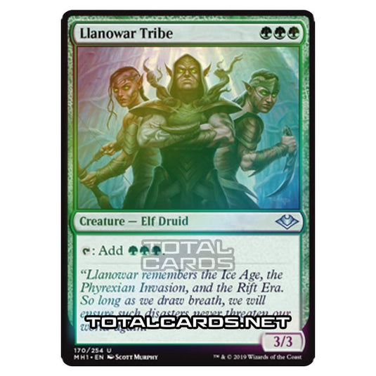 Magic The Gathering - Modern Horizons - Llanowar Tribe - 170/255 (Foil)