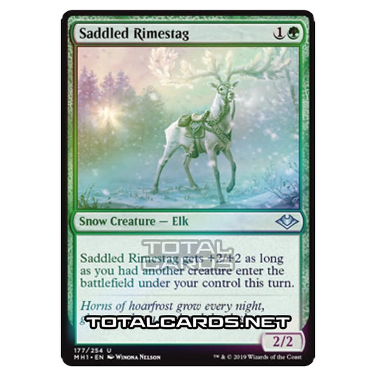 Magic The Gathering - Modern Horizons - Saddled Rimestag - 177/255 (Foil)