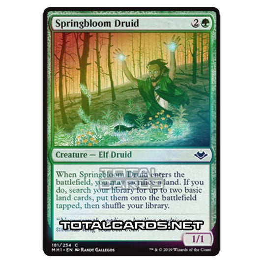 Magic The Gathering - Modern Horizons - Springbloom Druid - 181/255 (Foil)