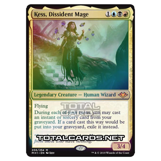 Magic The Gathering - Modern Horizons - Kess, Dissident Mage - 206/255 (Foil)