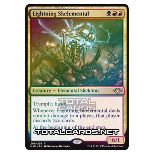 Magic The Gathering - Modern Horizons - Lightning Skelemental - 208/255 (Foil)