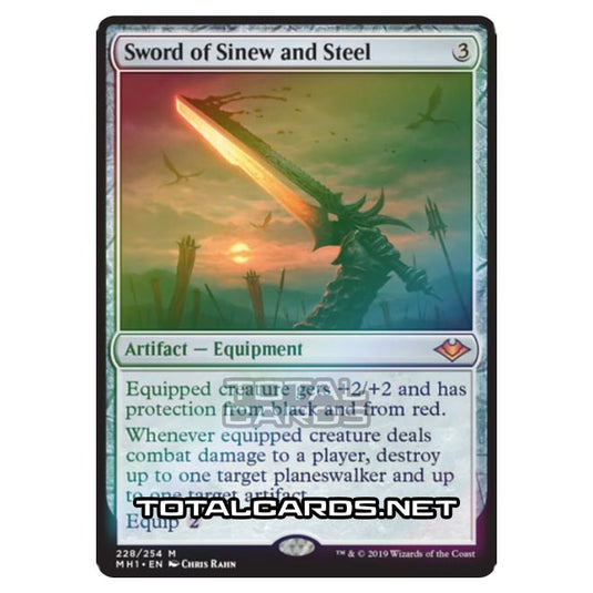 Magic The Gathering - Modern Horizons - Sword of Sinew and Steel - 228/255 (Foil)