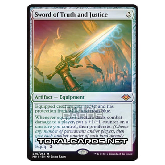 Magic The Gathering - Modern Horizons - Sword of Truth and Justice - 229/255 (Foil)