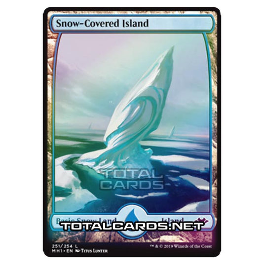 Magic The Gathering - Modern Horizons - Snow-Covered Island - 251/255 (Foil)