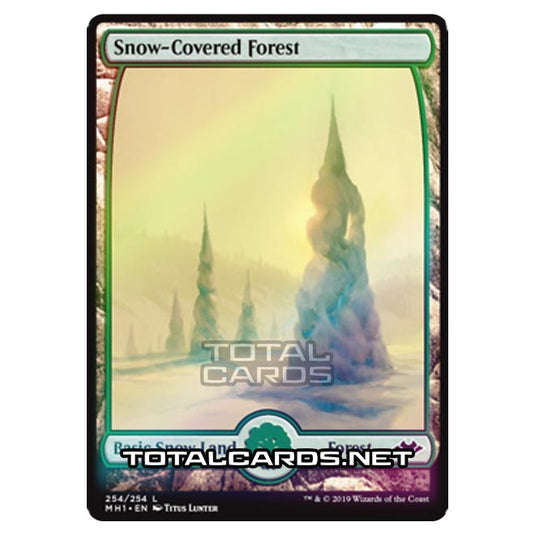 Magic The Gathering - Modern Horizons - Snow-Covered Forest - 254/255 (Foil)