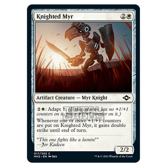 Magic The Gathering - Modern Horizons 2 - Knighted Myr - 17/303