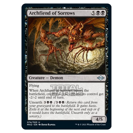 Magic The Gathering - Modern Horizons 2 - Archfiend of Sorrows - 74/303