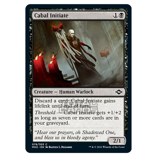 Magic The Gathering - Modern Horizons 2 - Cabal Initiate - 78/303