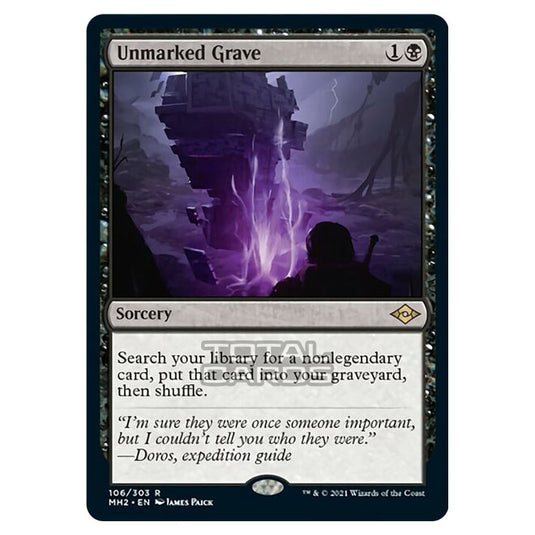 Magic The Gathering - Modern Horizons 2 - Unmarked Grave - 106/303