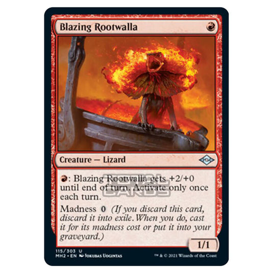 Magic The Gathering - Modern Horizons 2 - Blazing Rootwalla - 115/303